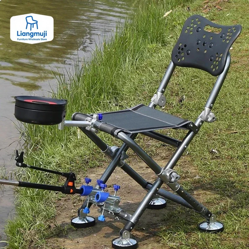 Hunting And Fishing Outdoor Chairs - Sedia da Pesca Pieghevole Multifunzione FYFC,