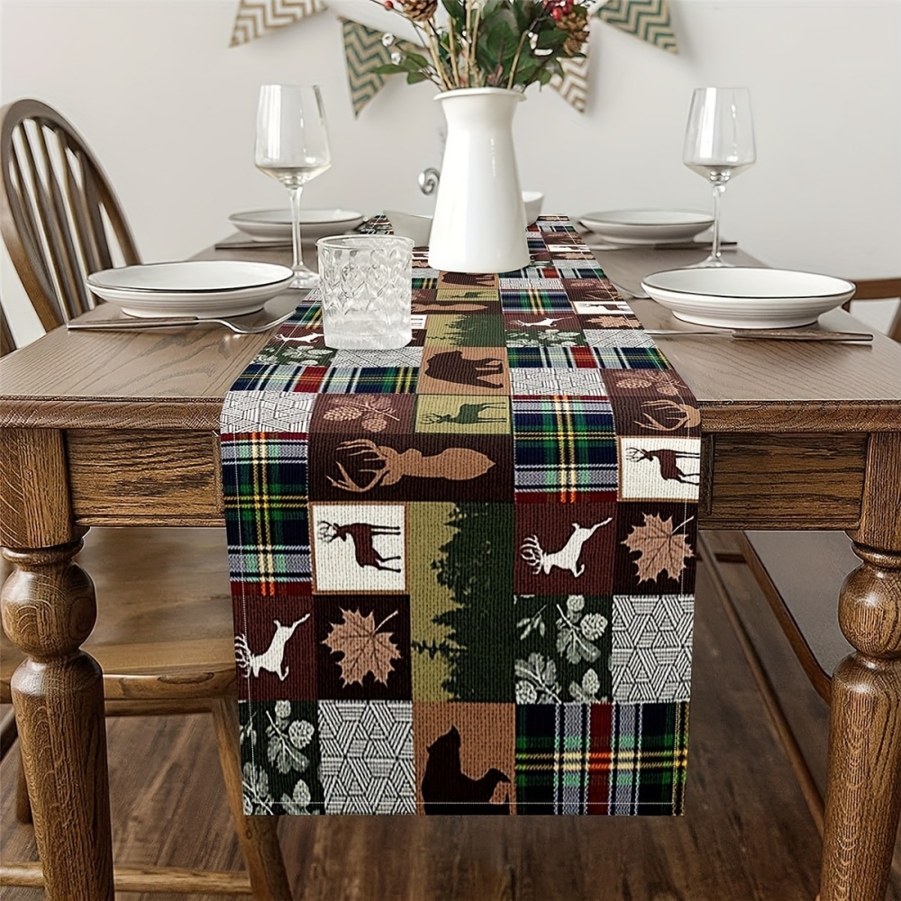 Outdoor Hunting Table - 1 runner da tavolo vintage da