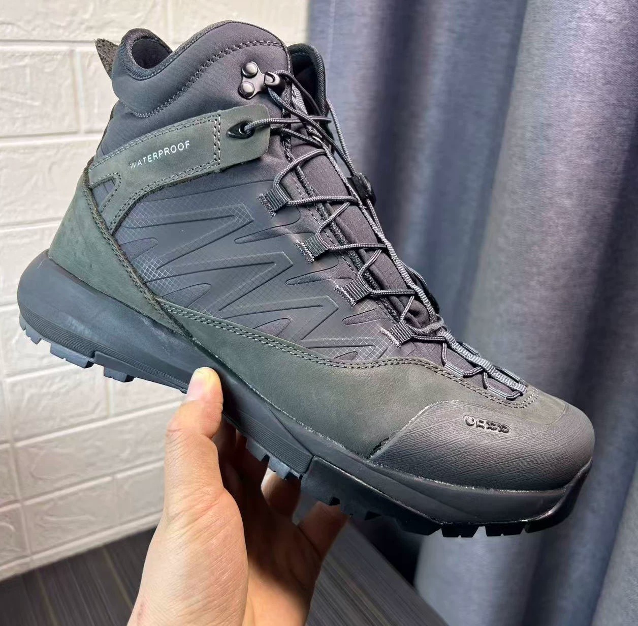 Hunting Outdoor Brand - Scarpe da Trekking in Pelle di