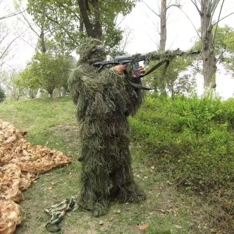 Ghillie Suit Woodland - Ghillie Suit Hunter Hunting Woodland, abbigliamento