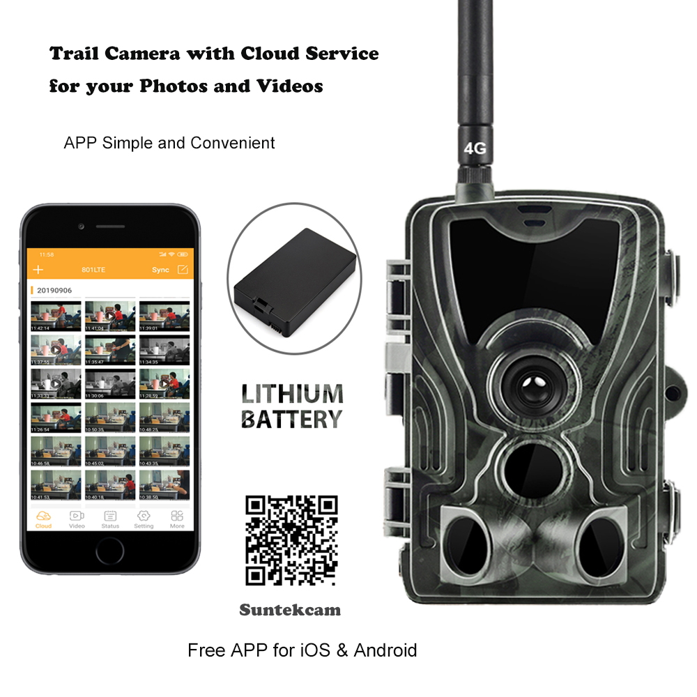 Outdoor Hunting Video Camera - Fotocamera da Caccia 4G HC801PRO-LI con