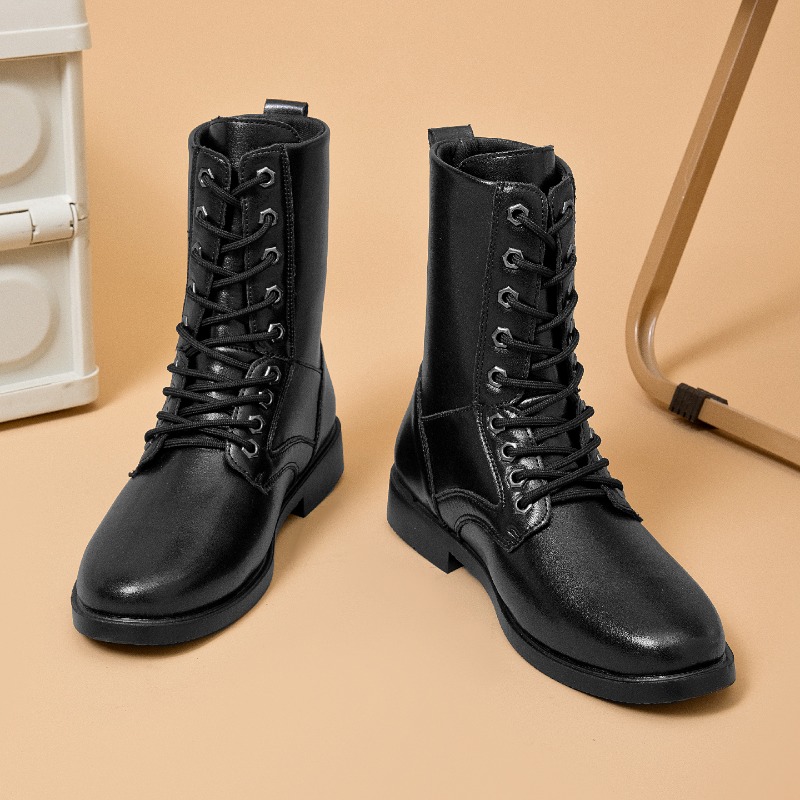 Hunting Outdoor Boots - MAIJIAKA Stivali in Pelle Alti, Stivali