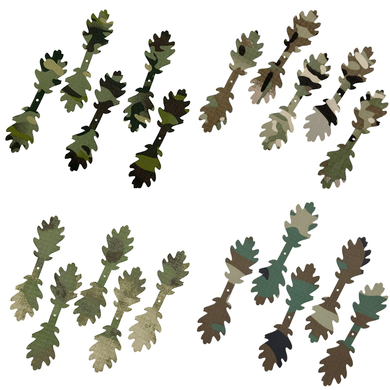 Ghillie Suit Woodland - 5 pz/set 3D Strisce Camouflage Tattico