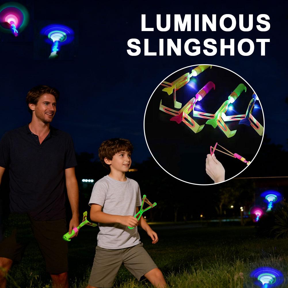 Outdoor Hunting Products - Giocattolo Volante con Elica Luminosa a