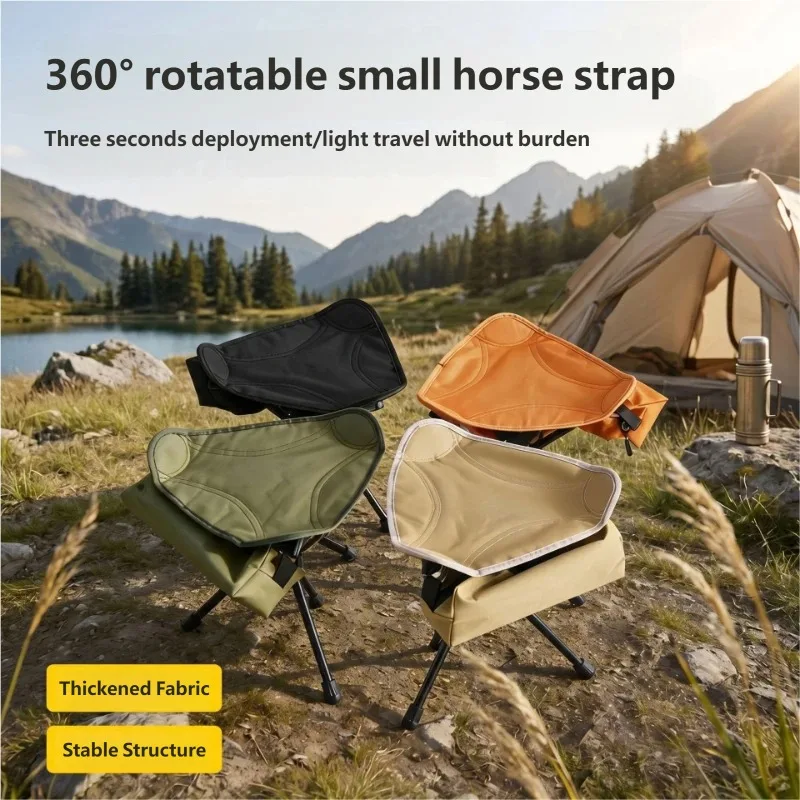 Hunting And Fishing Outdoor Chairs - 360 ° Sgabello Girevole da Campeggio