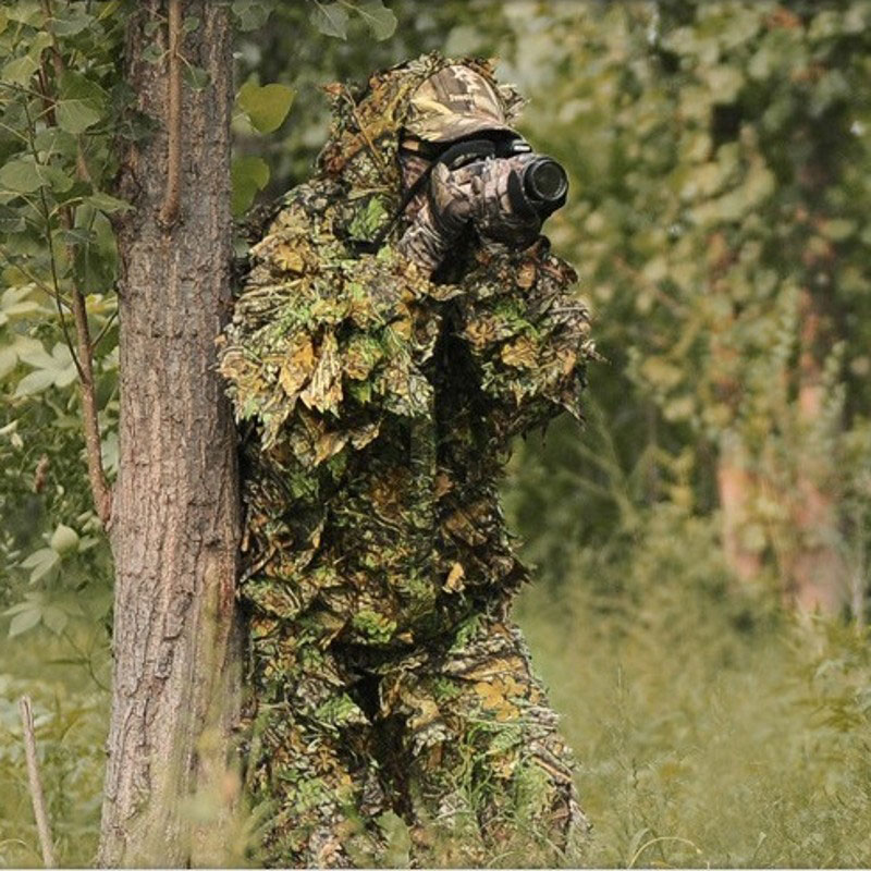 Ghillie Suit Woodland - Uomo donna bambini Outdoor Ghillie Suit