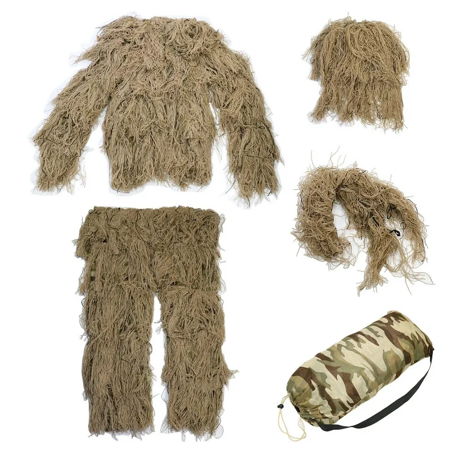 Ghillie Suit Woodland - Caccia Woodland 3D Camo Bionic Sniper