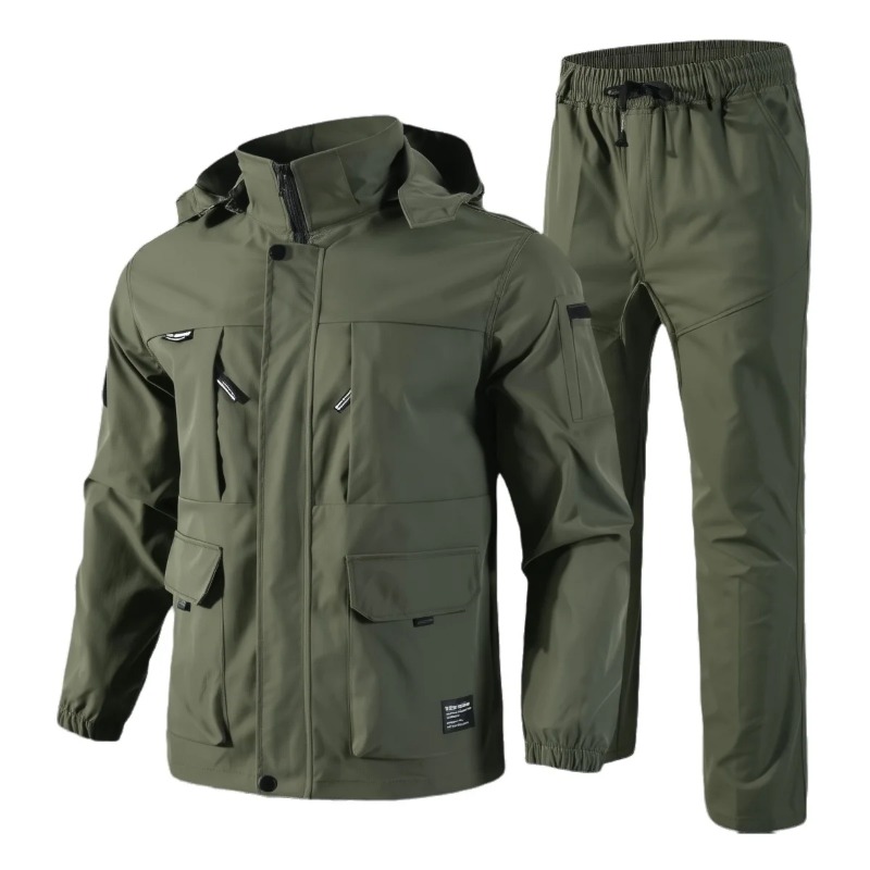 Hunting Outdoors - Completo Tattico Impermeabile da Uomo per