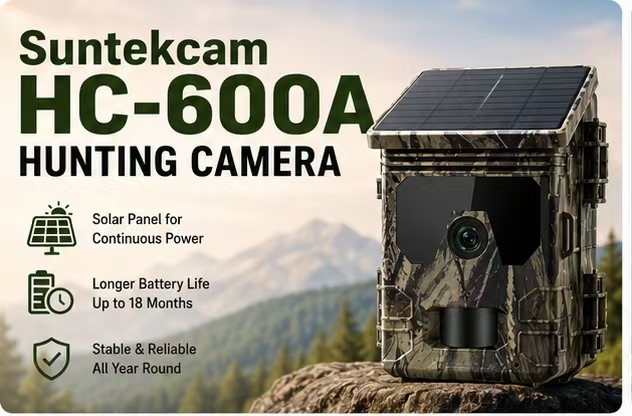 Outdoor Hunting Video Camera - Fotocamera da Caccia Solare 50MP 4K