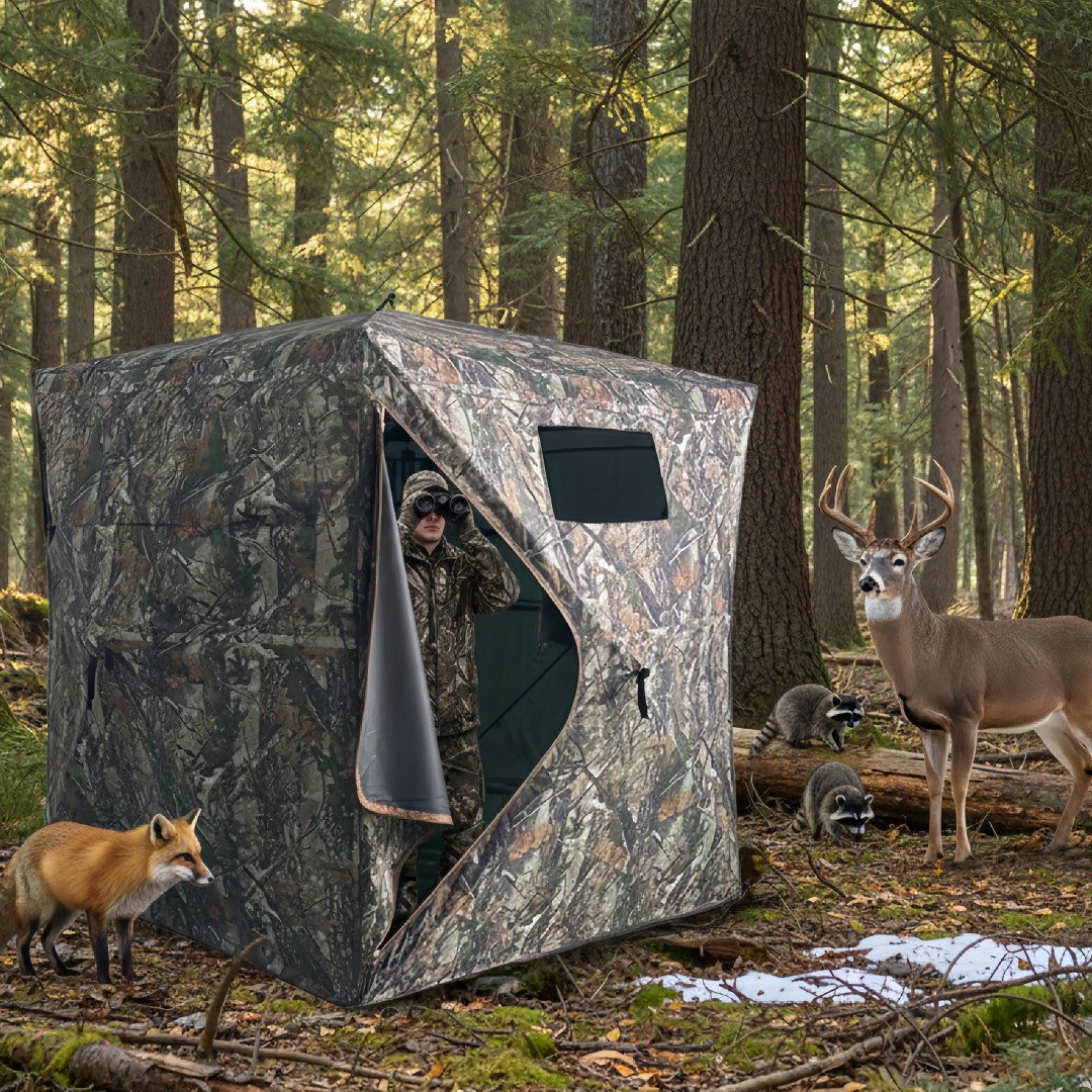 Hunting Outdoors - Capanno Mimetico Pop-Up per Caccia, Facile