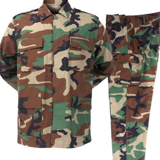 Hunting Outdoors - Completo Tattico Mimetico BDU da Uomo