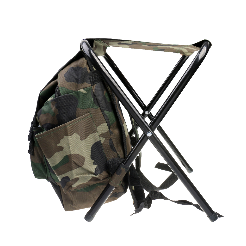 Hunting And Fishing Outdoor Chairs - Sedia Pieghevole Portatile in Tessuto Oxford
