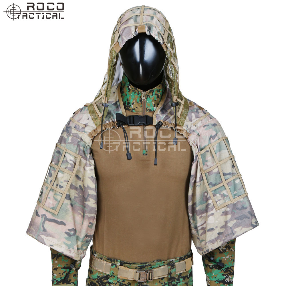 ROCOTACTICAL Militare Sniper G - Ghillie Suit Woodland recensione e prezzo