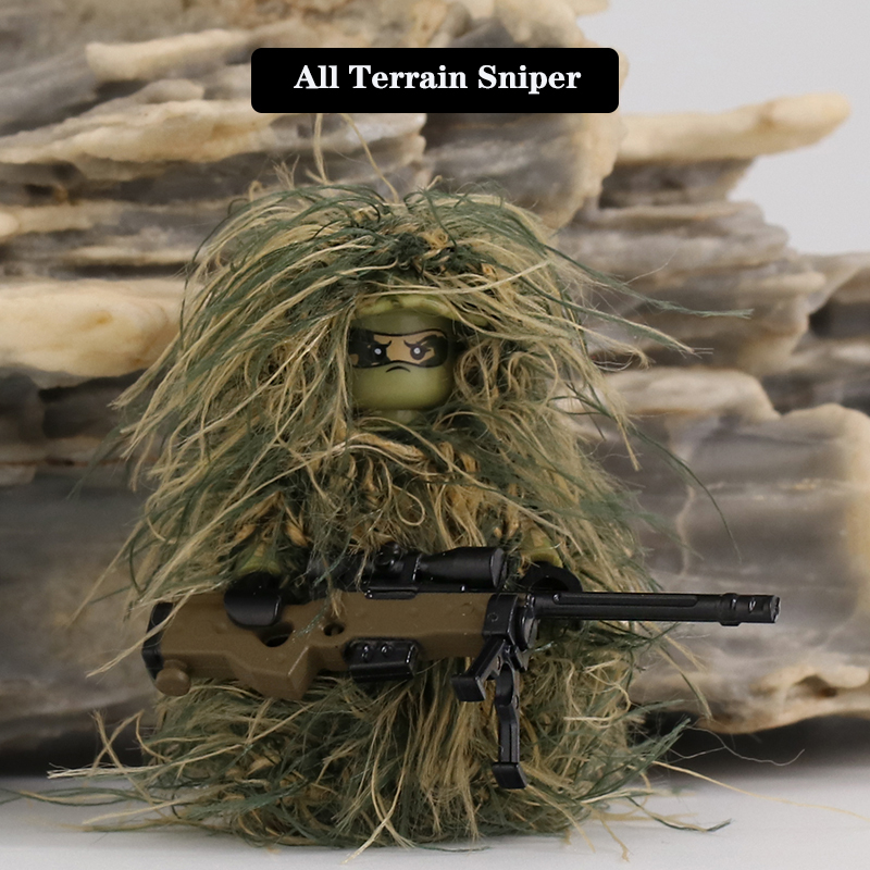 Serie Militare: Blocchi da Cos - Ghillie Suit Woodland recensione e prezzo