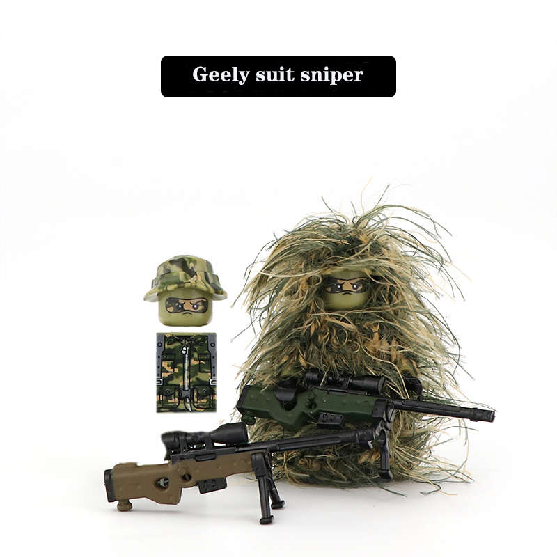 Serie Militare: Blocchi da Cos - Ghillie Suit Woodland recensione e prezzo