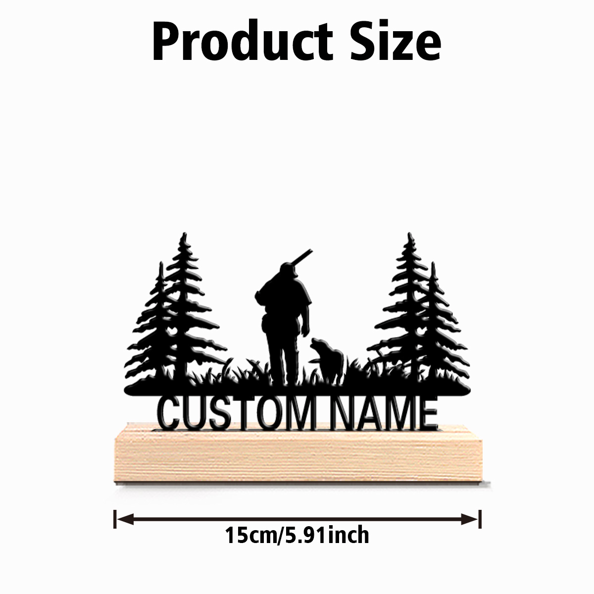 Statua in Metallo Personalizza - Hunting Outdoor Christmas Decorations recensione e prezzo