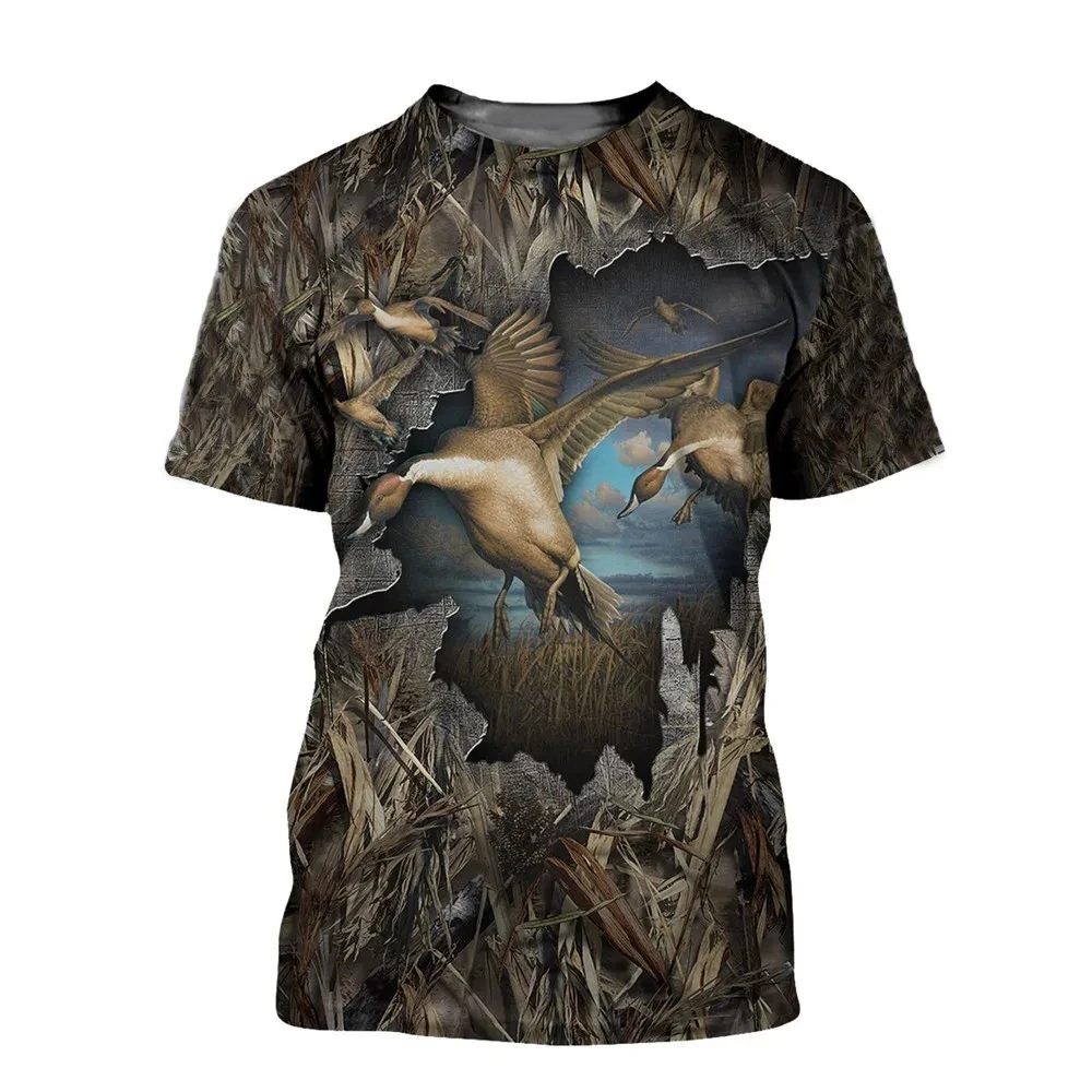 Nuova T-shirt Estiva da Uomo c - Hunting Quail recensione e prezzo