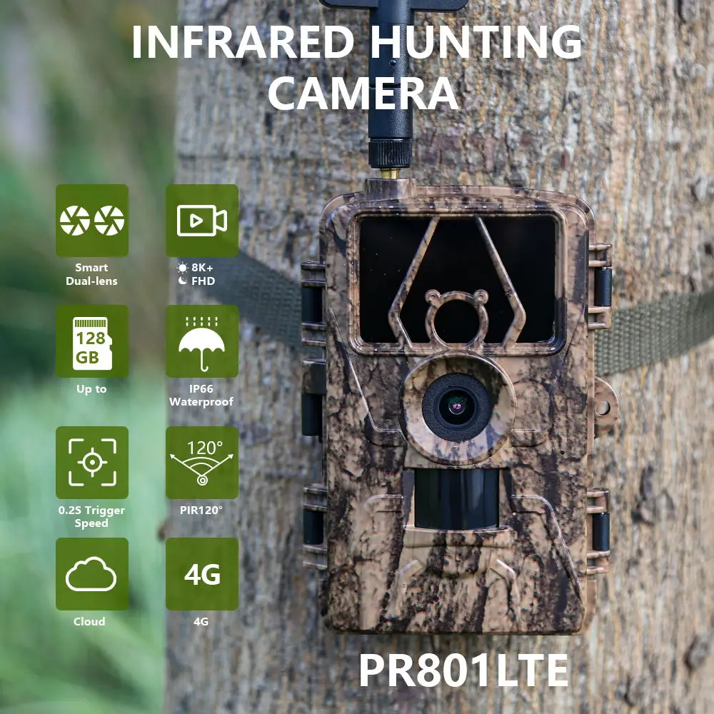1 pz HD8K telecamera a infraro - Outdoor Hunting Video Camera recensione e prezzo