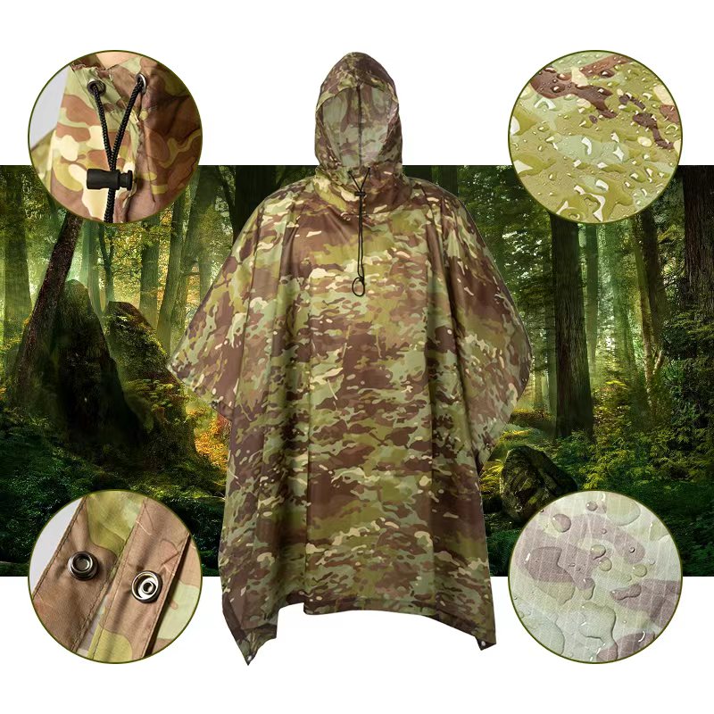 Poncho mimetico traspirante pe - Ghillie Suit Woodland recensione e prezzo