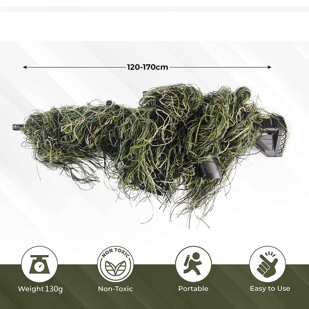GUGULUZA Copertura Ghillie 3D  - Ghillie Suit Woodland recensione e prezzo