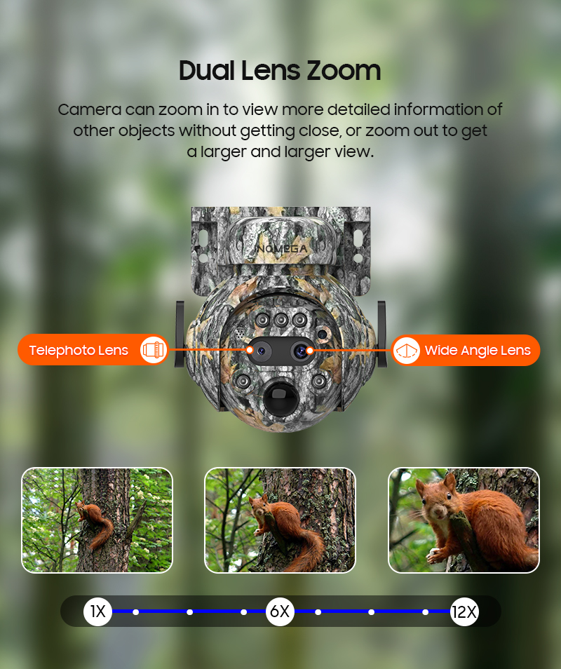 INQMEGA 12X ZOOM 4K 8MP Teleca - Outdoor Hunting Camera Wifi recensione e prezzo