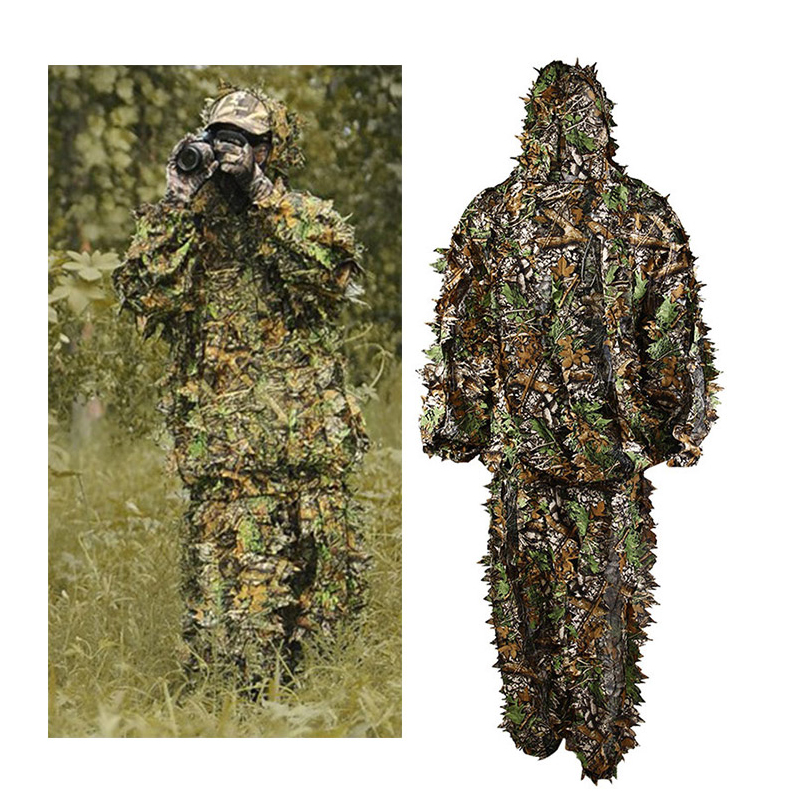 Uomo donna bambini Outdoor Ghi - Ghillie Suit Woodland recensione e prezzo