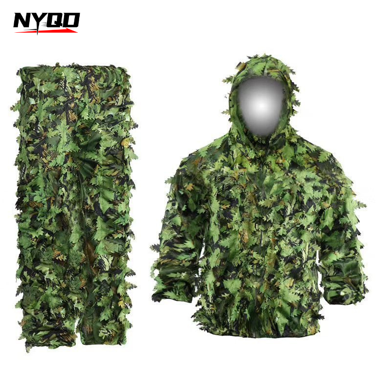 Tuta Mimetica 3D con Foglie pe - Ghillie Suit Woodland recensione e prezzo