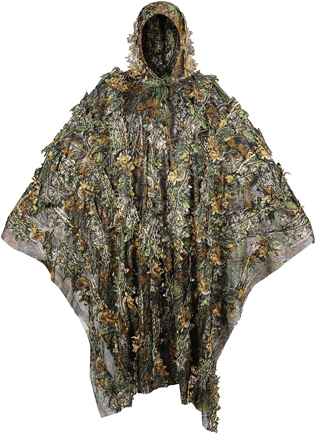 Camouflage Ghillie Poncho 3D L - Ghillie Suit Woodland recensione e prezzo