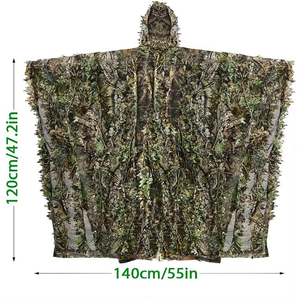 Camouflage Ghillie Poncho 3D L - Ghillie Suit Woodland recensione e prezzo