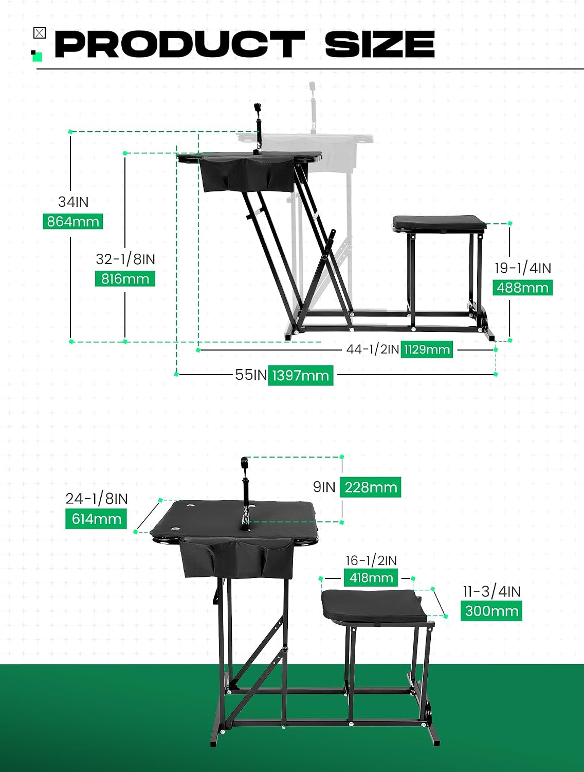 Banco da tiro pieghevole con s - Outdoor Hunting Table recensione e prezzo