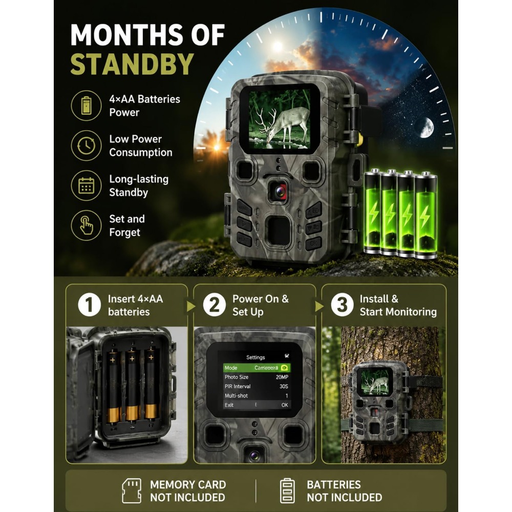 Mini Trail Game Camera Night V - Outdoor Hunting Video Camera recensione e prezzo