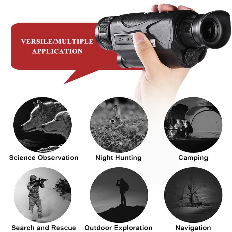 Telecamera monoculare per visi - Outdoor Hunting Video Camera recensione e prezzo