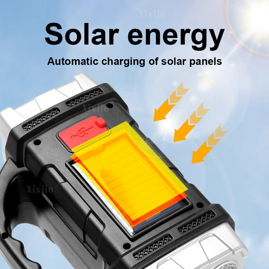 Nuova Torcia Solare LED Potent - Hunting Fishing Outdoor recensione e prezzo