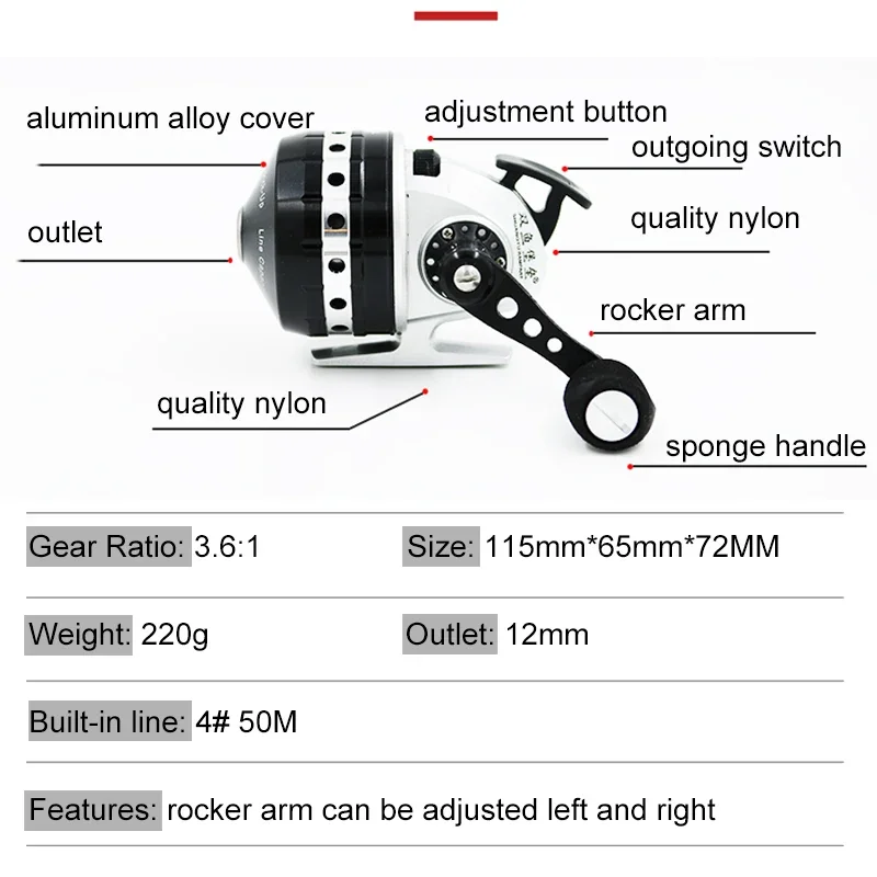 Mulinello chiuso BL30 Pesca 4  - Outdoor Hunting Products recensione e prezzo