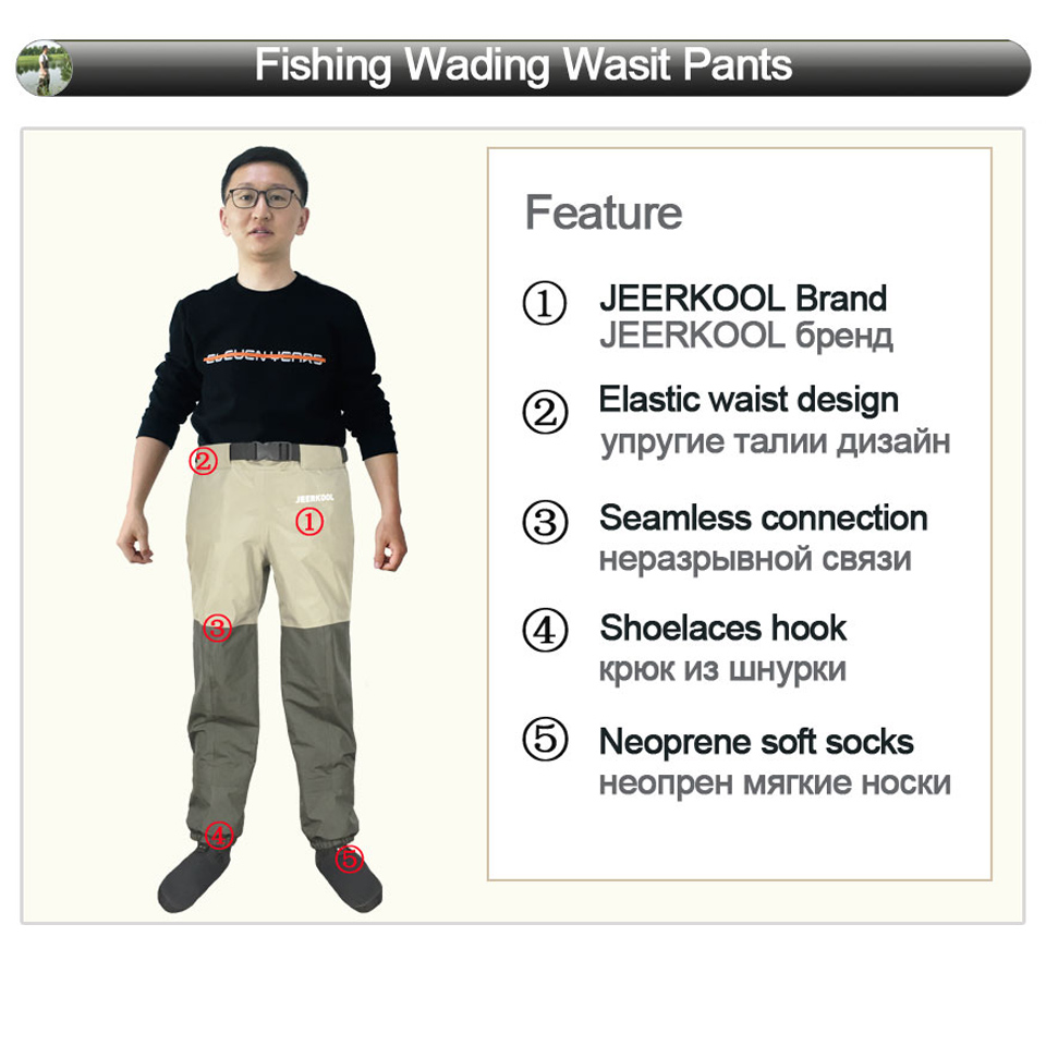 Trampolieri da pesca a mosca P - Fishing Waders Breathable recensione e prezzo