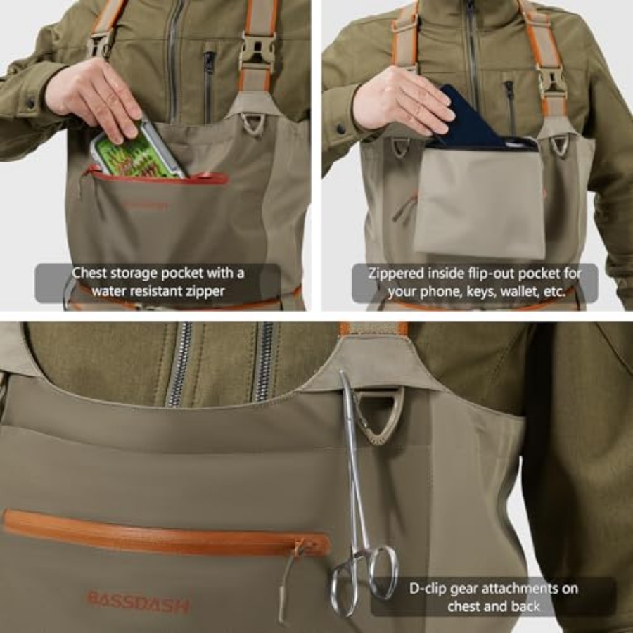 Waders da uomo IMMERSE imperme - Fishing Waders Breathable recensione e prezzo